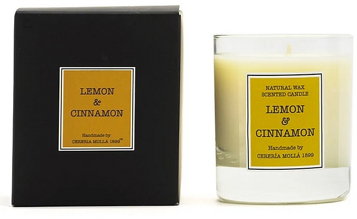 Cereria Molla Lemon And Cinnamon - Scented Candle — photo N1