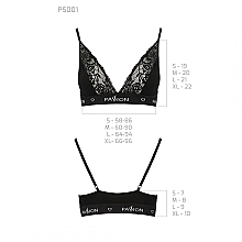 Elastic Top with Lace, TOP, PS001, black - Passion — photo N3