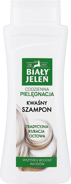 Vinegar Shampoo - Bialy Jelen — photo N2