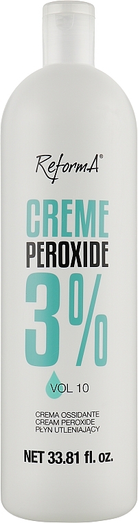 Cream Oxidizer 3% - ReformA Cream Peroxide 10 Vol — photo N1