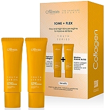 Fragrances, Perfumes, Cosmetics Set - Skin Chemists Youth Series Collagen Tone & Flex Kit (d/cr/50ml + n/cr/50ml)