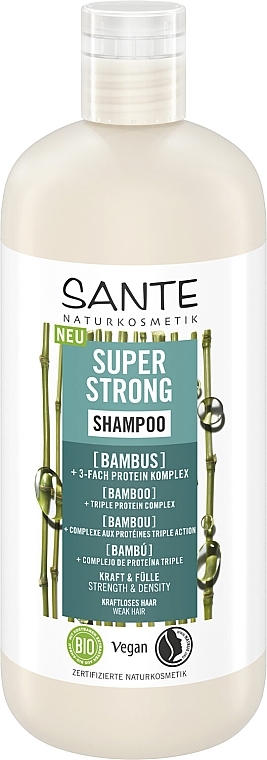 Strengthening Bamboo Bio Shampoo - Sante Super Strong Shampoo	 — photo N2