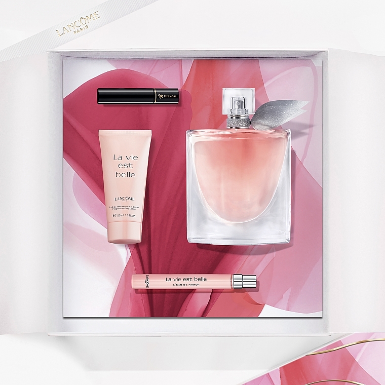 Lancome La Vie Est Belle - Set (edp 100 ml + edp 10 ml + mascara 2 ml + b/lot 50 ml)  — photo N2