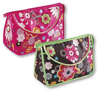 Makeup Bag "Flower" 92701, pink - Top Choice — photo N1