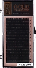 Fragrances, Perfumes, Cosmetics Gold Standard B 0.12 Eyelash Extensions (16 rows: 9 mm) - Kodi Professional