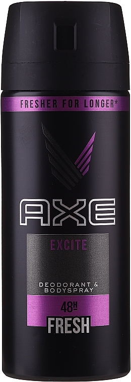 Men Antiperspirant Aerosol "Excite" - Axe Deodorant Bodyspray Dry Excite — photo N1
