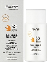 Sunscreen Depigmentant Fluid with Tranexamic Acid SPF 50 - Babe Laboratorios Sun Protection Super Fluid Depigment+ SPF50 — photo N2