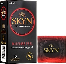 Fragrances, Perfumes, Cosmetics Condoms, 10 pcs - Unimil Skyn Feel Everything Intense Feel