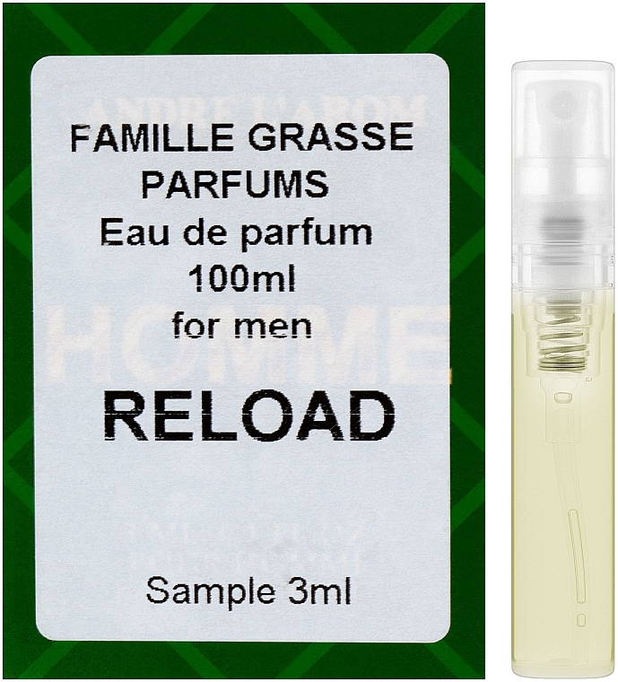 Famille Grasse Parfums Reload - Perfume (sample) — photo N1