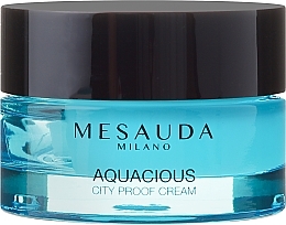 Moisturizing Cream for Dryness-Prone Skin - Mesauda Milano Aquacious City Proof  — photo N2