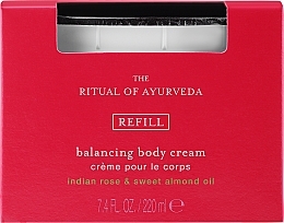 Fragrances, Perfumes, Cosmetics Nourishing Body Cream - Rituals The Ritual of Ayurveda Balancing Body Cream Refill (refill)