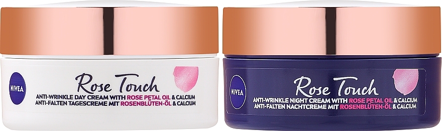 Set - Nivea Rose Touch Day And Night (f/cr/50ml + f/cr/50ml) — photo N2