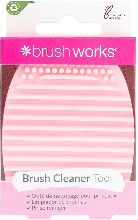 Silicone Brush Cleaner, small - Brushworks Silicone Makeup Brush Cleaning Tool — photo N3