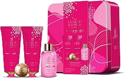 Fragrances, Perfumes, Cosmetics Set - Grace Cole The Luxury Bathing Relax&Unwind Set (sh/gel/50 ml + b/cr/50 ml + h/cr/50 ml + bath/bomb/25 g)