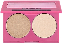 Fragrances, Perfumes, Cosmetics Highlighter - Flormar Duo Creamy Highlighter