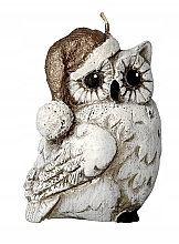 Fragrances, Perfumes, Cosmetics Decorative Candle "Christmas Owl", white - Artman Christmas Candle Owl