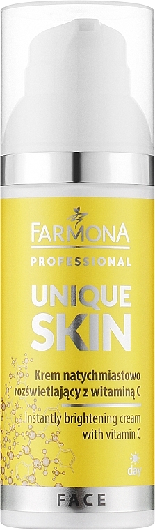 Brightening Vitamin C Cream - Farmona Professional Unique Skin Instantly Brightening Cream With Vitamin C — photo N1