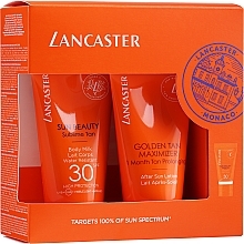 Fragrances, Perfumes, Cosmetics Set - Lancaster Sun Beauty Gift Set SPF 30 (b/milk/50ml + b/lot/50ml + f/cr/3ml)