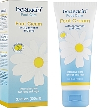 Fragrances, Perfumes, Cosmetics Foot Cream - Herbacin Foot Cream With Camomille and Urea