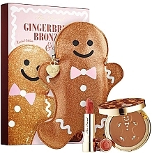 Fragrances, Perfumes, Cosmetics Set - Too Faced Gingerbread Bronzed & Kissed Set Limited Edition (bronzer/9g + lipstick/4g)