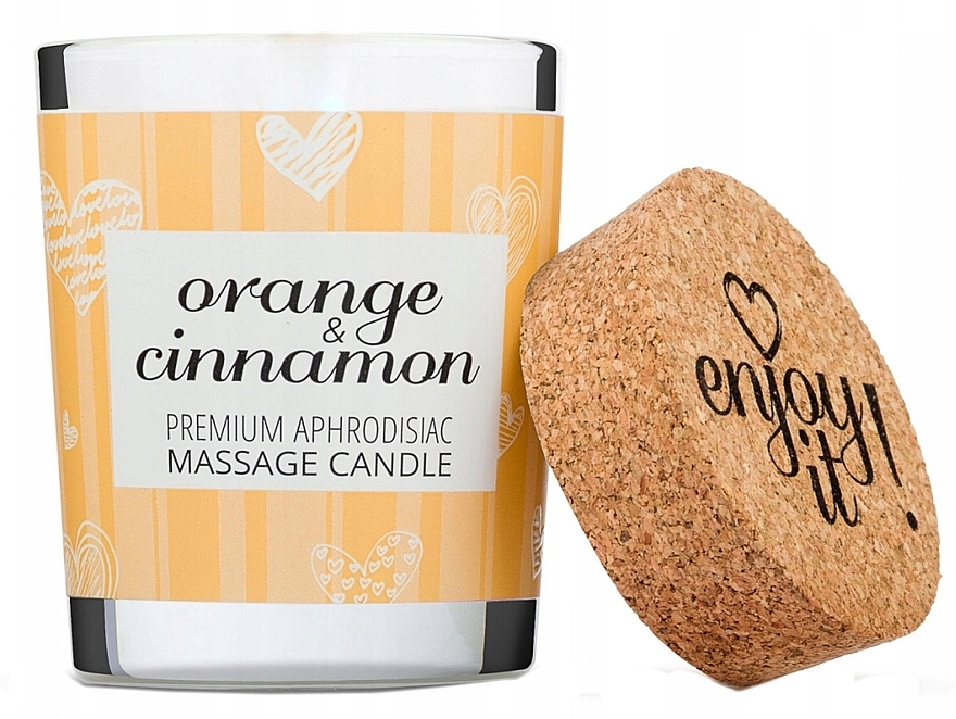 Massage Candle "Orange & Cinnamon" - Magnetifico Enjoy it! Massage Candle Orange & Cinnamon — photo N1