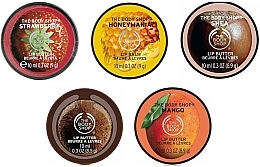 Fragrances, Perfumes, Cosmetics Set - The Body Shop Travel Exclusive Lip Butter Collection (lip/balm/5x10ml)