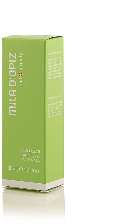 Face Mask - Mila D' Opiz Skin Clear Purifying Moor Mask — photo N2