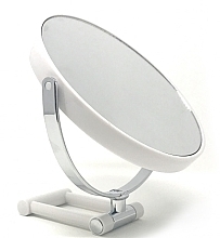 Round Table Mirror, white, 18 cm, x7 - Acca Kappa — photo N1