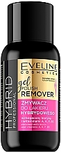 Fragrances, Perfumes, Cosmetics Hybrid Gel Polish Remover - Eveline Cosmetics Hybrid Professional 