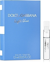 Fragrances, Perfumes, Cosmetics Dolce & Gabbana Light Blue - Eau de Toilette (sample)