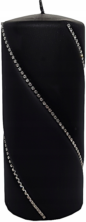 Decorative Candle 7x14 cm, black - Artman Bolero Mat — photo N1