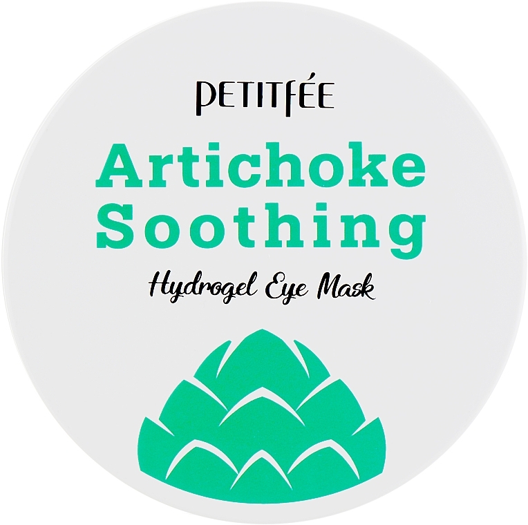 Soothing Hydrogel Artichoke Eye Patches - Petitfee&Koelf Artichoke Soothing Eye Mask — photo N2