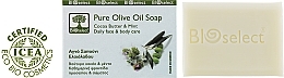 Natural Olive Soap with Cocoa Butter & Mint - BIOselect Pure Olive Oil Soap Cocoa Butter & Mint — photo N2