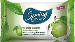 Moisturizing Soap 'Green Apple' - Spring Blossom Green Apple Moisturizing Bar Soap — photo N1