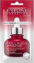 Ampoule Face Cream Mask 'Collagen' - Eveline Cosmetics Face Therapy Professional Ampoule Face Mask — photo N1