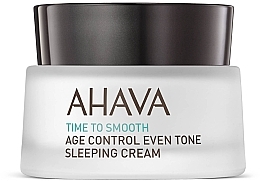 Fragrances, Perfumes, Cosmetics Repair Even Tone Sleeping Cream - Ahava Age Control Even Tone Sleeping Cream 