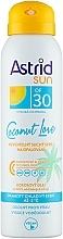 Fragrances, Perfumes, Cosmetics Dry Sun Spray SPF 30 - Astrid Dry Sun Spray Coconut Love SPF30