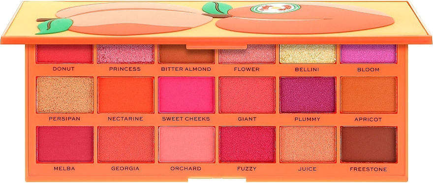 Eyeshadow Palette - I Heart Revolution Tasty Peach Eyeshadow Palette — photo N1