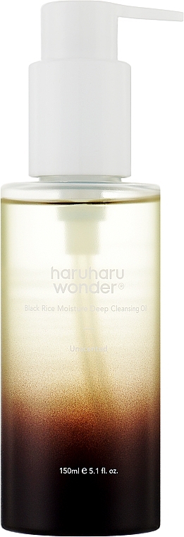 Deep Cleansing Oil - HaruHaru Wonder Black Rice Moisture Deep Cleansing Oil — photo N1