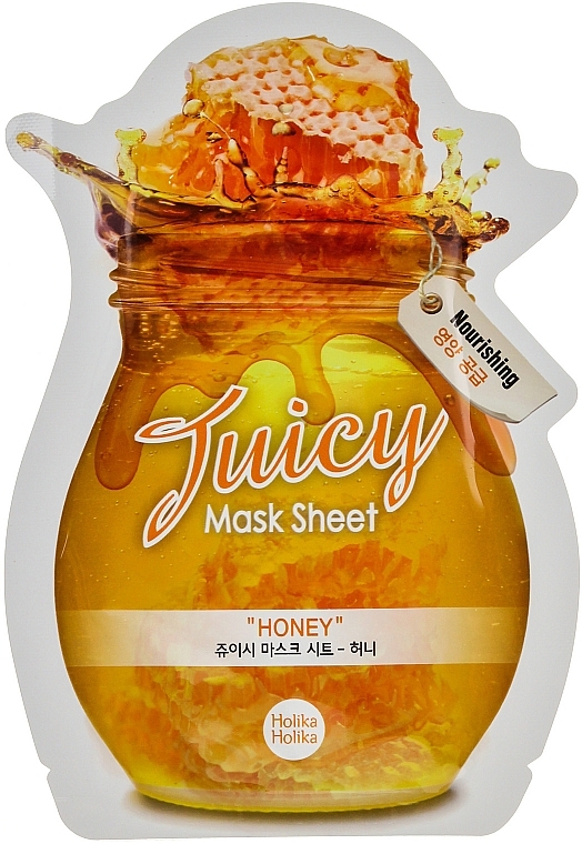 Juicy Sheet Mask with Hiney Extract - Holika Holika Honey Juicy Mask Sheet — photo N1