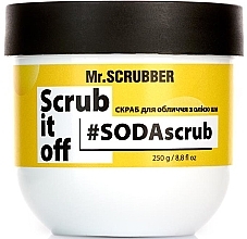 Fragrances, Perfumes, Cosmetics Shea Butter Face Scrub - Mr.Scrubber Scrub It Off SodAscrub