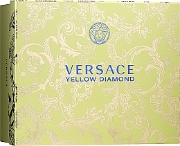 Fragrances, Perfumes, Cosmetics Versace Yellow Diamond - Set (edt/50ml + b/l/50ml + sh/g/50ml)