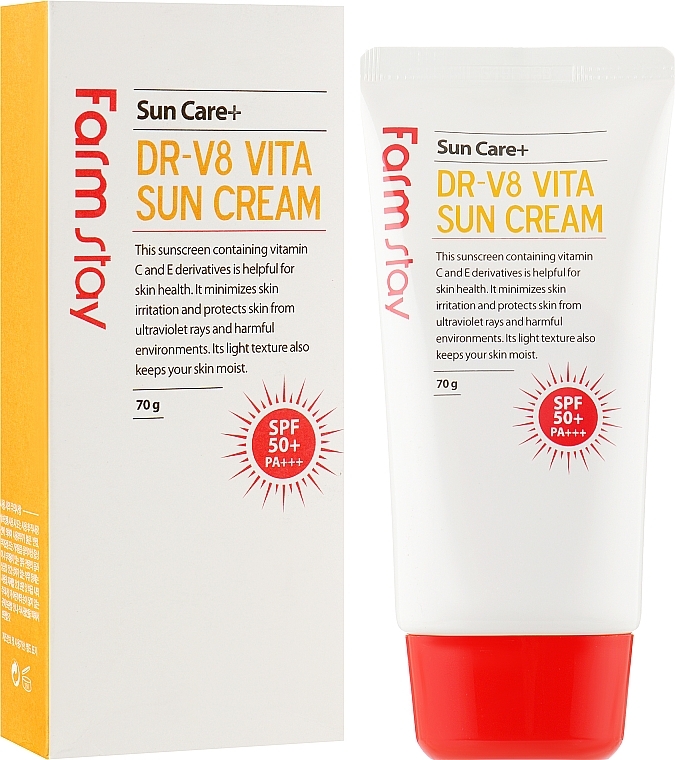 Vitamin Sunscreen - FarmStay DR-V8 Vita Sun Cream — photo N1