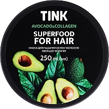 Volumizing Hair Mask "Avocado & Collagen" - Tink Hair Mask — photo N1