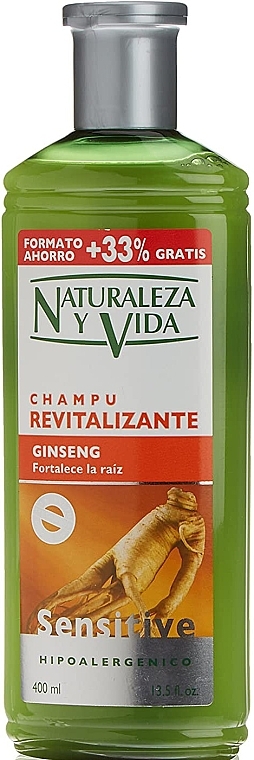 Revitalizing Ginseng Shampoo - Natur Vital Revitalizing Sensitive Ginseng Shampoo — photo N2
