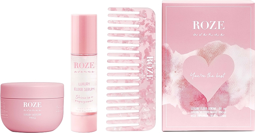 Set - Roze Avenue Self Treatment Box (serum/50ml + mask/200ml + brush/1pcs) — photo N1