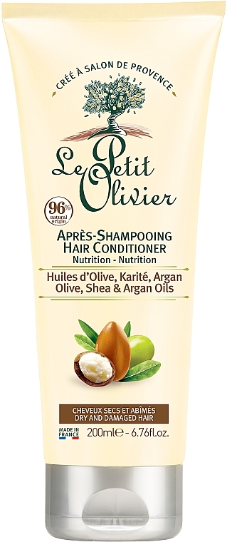 Dry Hair Conditioner - Le Petit Olivier Olive Karite Argan Conditioner — photo N1