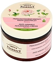Fragrances, Perfumes, Cosmetics Face Cream "Rose" - Green Pharmacy Anti-Wrinkle Vanishing Cream