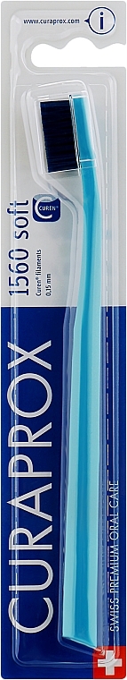 Toothbrush "Soft", light blue - Curaprox — photo N1