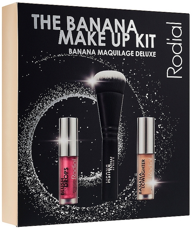 Set - Rodial The Banana Make Up Kit (blush/2g + lowlighter/1.6ml + brush/1pc) — photo N2